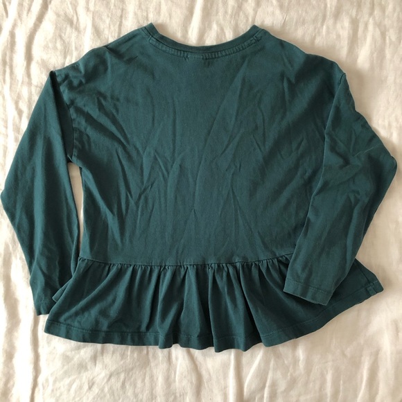 Hanna Andersson l/s tee with peplum - Picture 2 of 3